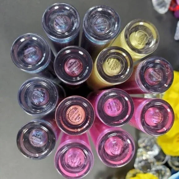 Almay Lip Gloss Goddess Gloss Gilded Lip Care Yellow Sparkle Make Up - Picture 7 of 9